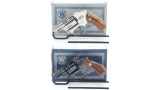 Two Smith & Wesson Double Action Revolvers with Boxes