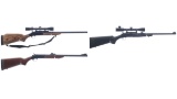 Three Single Shot Rifles