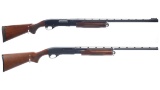 Two Remington Model 870 Slide Action Shotguns