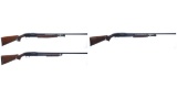 Three Winchester Slide Action Shotguns