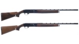 Two Mossberg SA Semi-Automatic Shotguns