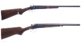 Two Double Barrel Shotguns