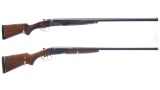 Two Double Barrel Shotguns