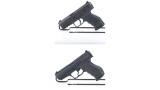 Two Walther Semi-Automatic Pistols