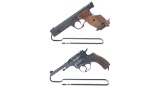 Two Russian Hand Guns