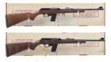 Two Marlin Model 9 Camp Semi-Automatic Carbines with Boxes