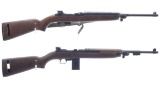 Two M1 Semi-Automatic Carbines