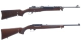 Two Ruger Semi-Automatic Long Guns