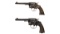 Two U.S. Army Colt Double Action Revolvers
