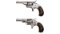 Two Antique Colt Rimfire Revolvers