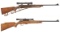 Two Bolt Action Rifles with Scopes
