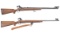 Two Remington Model 40-XB Bolt Action Rifles