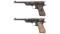 Two Reising Standard Model Semi-Automatic Pistols
