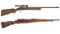 Two Walther Sportmodell Bolt Action Rifles