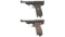 Two French Semi-Automatic Pistols
