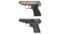 Two European Semi-Automatic Pocket Pistols