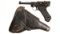 Mauser 'byf' Code '41' Date P.08 Luger Semi-Automatic Pistol