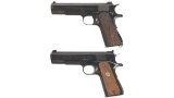 Two 1911 Style Semi-Automatic Pistols