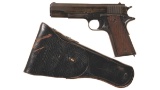 U.S. Navy Colt Model 1911 Semi-Automatic Pistol with Holster