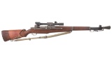 U.S. Springfield M1D Semi-Automatic Sniper Rifle with M84 Scope