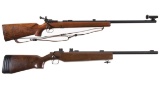 Two U.S. Property Marked Bolt Action Target Rifles