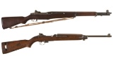 Two U.S. Military Semi-Automatic Longarms