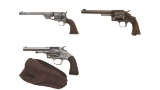 Three American Antique Revolvers