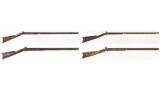 Four Percussion Rifles