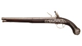 Engraved 'Lazaro Lazarino' Marked Italian Flintlock Pistol
