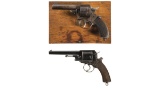 Two British Double Action Revolvers