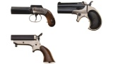 Three Antique American Pistols