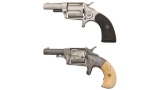 Two Antique American Revolvers