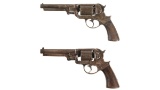 Two Civil War Era Starr Double Action Revolvers