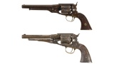 Two Antique Remington Navy Revolvers