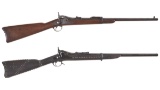 Two U.S. Trapdoor Long Guns
