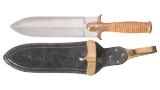 U.S. Springfield Model 1880 Hunting Knife with Sheath