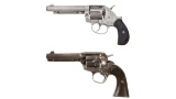 Two Colt Frontier Six Shooter Revolvers