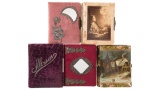 Sixteen Vintage Photo Albums with Photographs