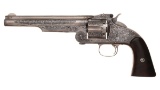 Engraved Early Smith & Wesson Model 3 American Revolver