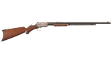 Game Scene Engraved Winchester Model 1890 Slide Action Rifle