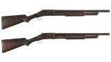 Two Consecutively Numbered Winchester Model 97 Shotguns