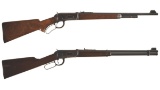 Two Winchester Lever Action Longarms