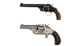 Two Smith & Wesson Single Action Revolvers