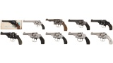 Ten Double Action Revolvers