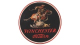 Large Winchester-Western 'Rider' Metal Sign