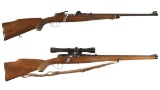 Two Steyr Bolt Action Sporting Longarms