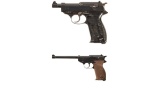 Two Military Marked Walther P.38 Semi-Automatic Pistols