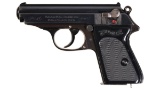 Police Marked Walther PPK Semi-Automatic Pistol
