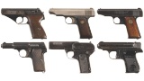 Six European Semi-Automatic Pistols