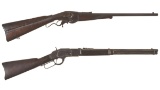 Two Antique American Lever Action Carbines